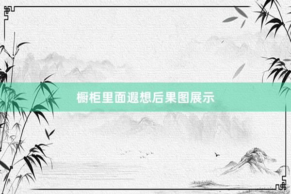 橱柜里面遐想后果图展示